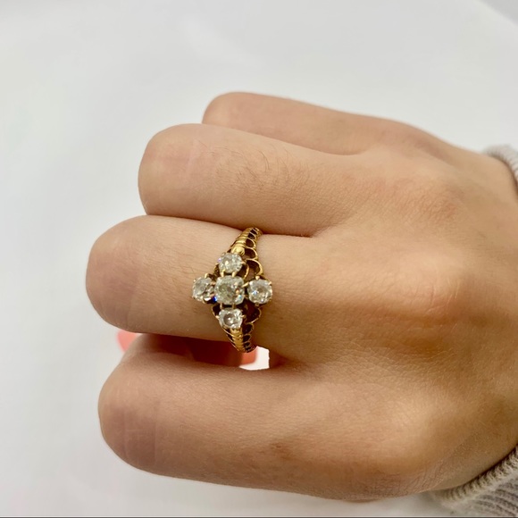 Vintage Diamond engagement ring - Picture 2 of 6